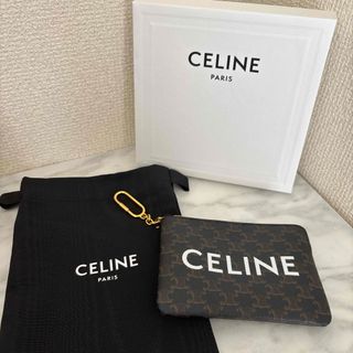CELINE - 【美品】セリーヌ トリオンフ コインケース レザー CELINE - 【美品】セリーヌ トリオンフ コインケース レザー