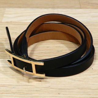 エルメス レザーブレスレット アピGM マルジェラ期 C刻印 エルメス レザーブレスレット アピGM マルジェラ期 C刻印