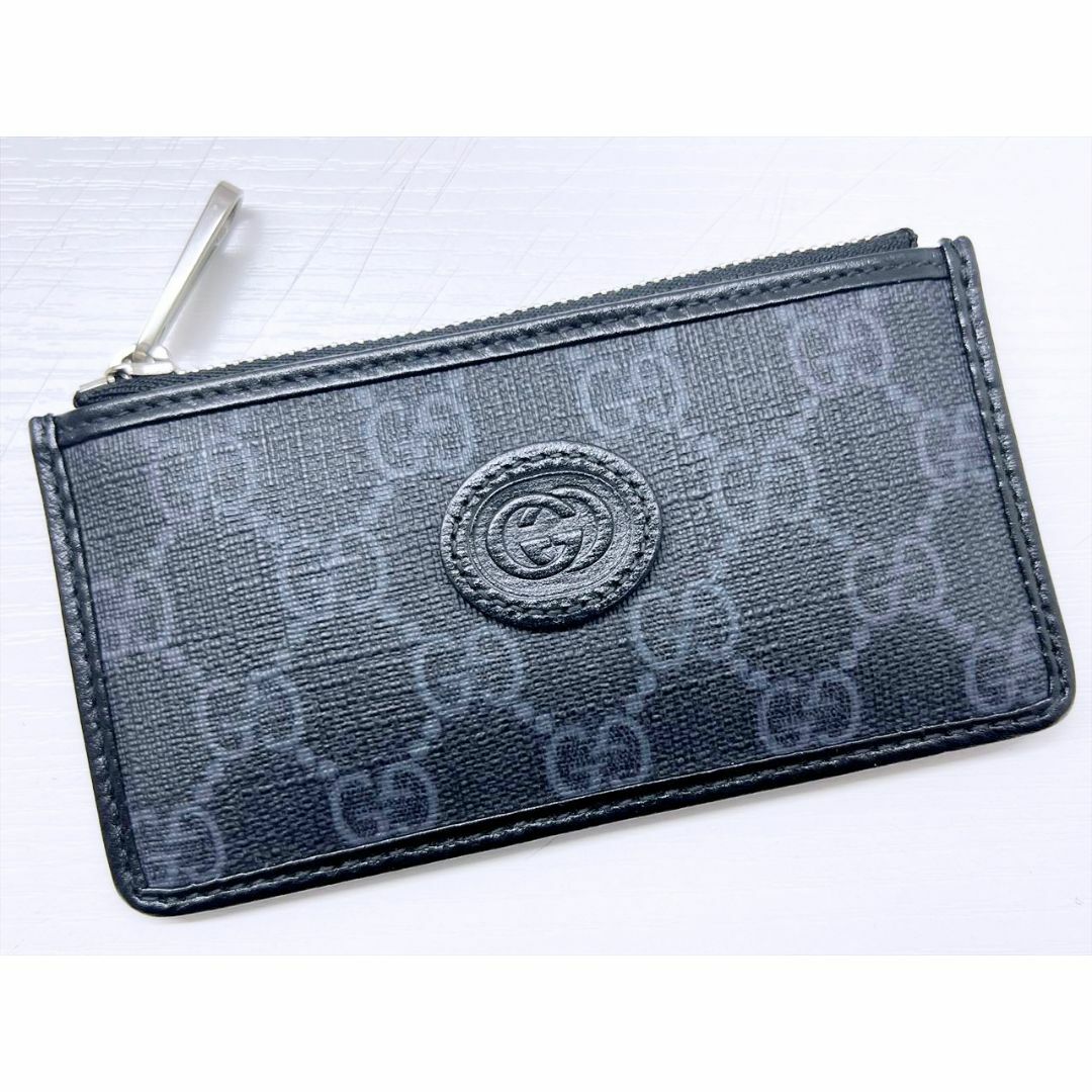 GUCCI(グッチ)の未使用保管　グッチ　インターロッキングG　GGスプリーム　フラグメントケース メンズのファッション小物(コインケース/小銭入れ)の商品写真