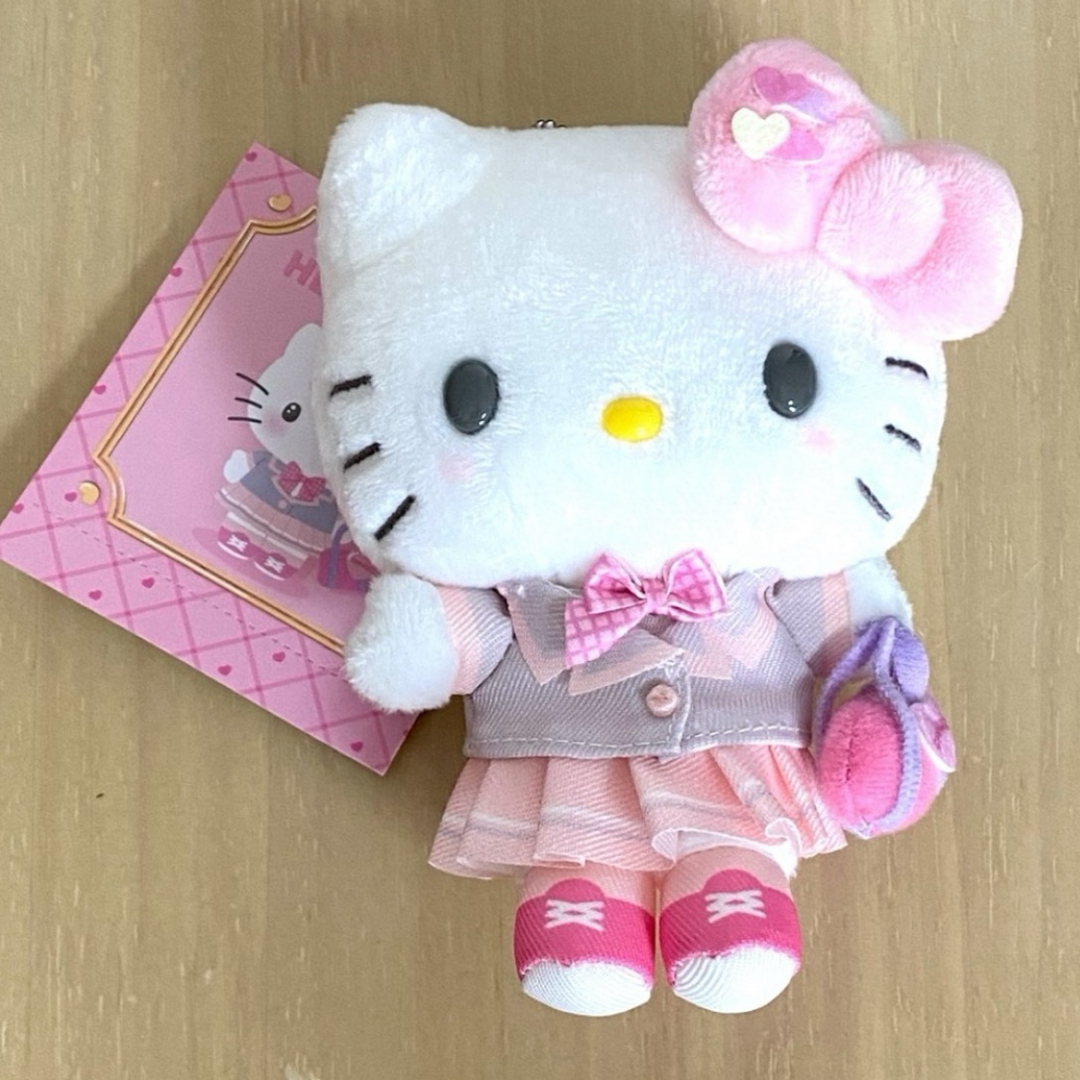 ハローキティ マスコットホルダー サンリオ学園きらめき部 エンタメ/ホビーのおもちゃ/ぬいぐるみ(キャラクターグッズ)の商品写真