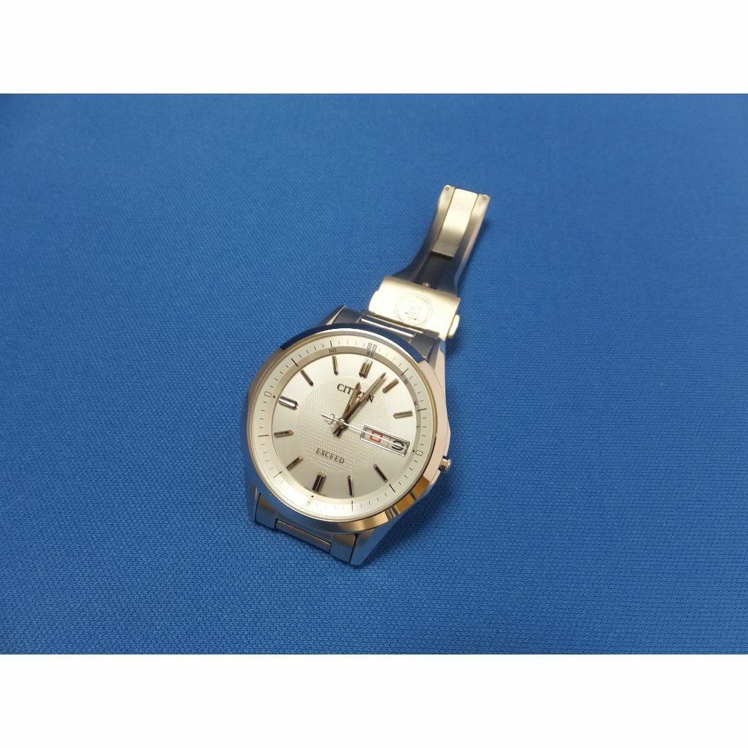 【半額】 シチズン エクシード AT6030-60A【極美品】【曜日表示 時計