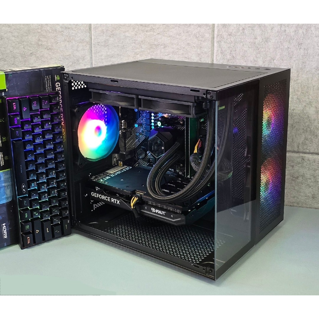 数量限定/高性能ゲーミPC/新型Ryzen 7 9800X3D/RTX 4060 スマホ/家電/カメラのPC/タブレット(デスクトップ型PC)の商品写真