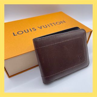 ルイヴィトン(LOUIS VUITTON)のルイヴィトン M92074 ユタ ポルトビエ6カルトクレディ 二つ折り 財布(折り財布)