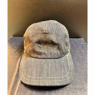 CHANEL - シャネル ココマーク キャップ 帽子 ハット Mサイズ CHANEL - シャネル ココマーク キャップ 帽子 ハット Mサイズ
