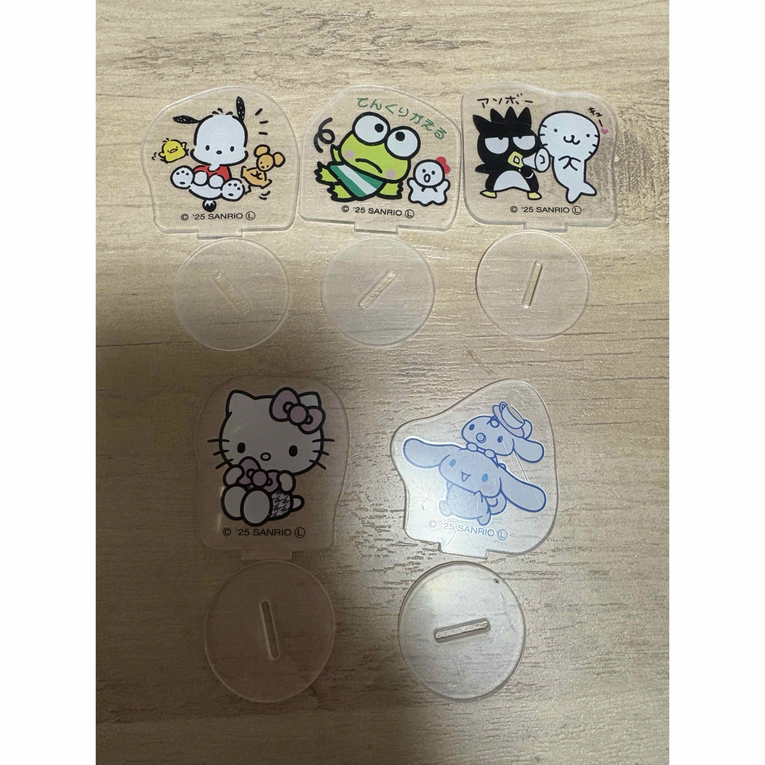 サンリオ(サンリオ)のサンリオ アクリルスタンド キティ けろっぴ ばつ丸 ポチャッコ シナモン エンタメ/ホビーのおもちゃ/ぬいぐるみ(キャラクターグッズ)の商品写真