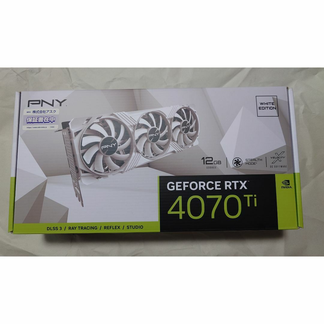 PCパーツ NVIDIA - PNY GeForce RTX4070Ti 12GB VERTO