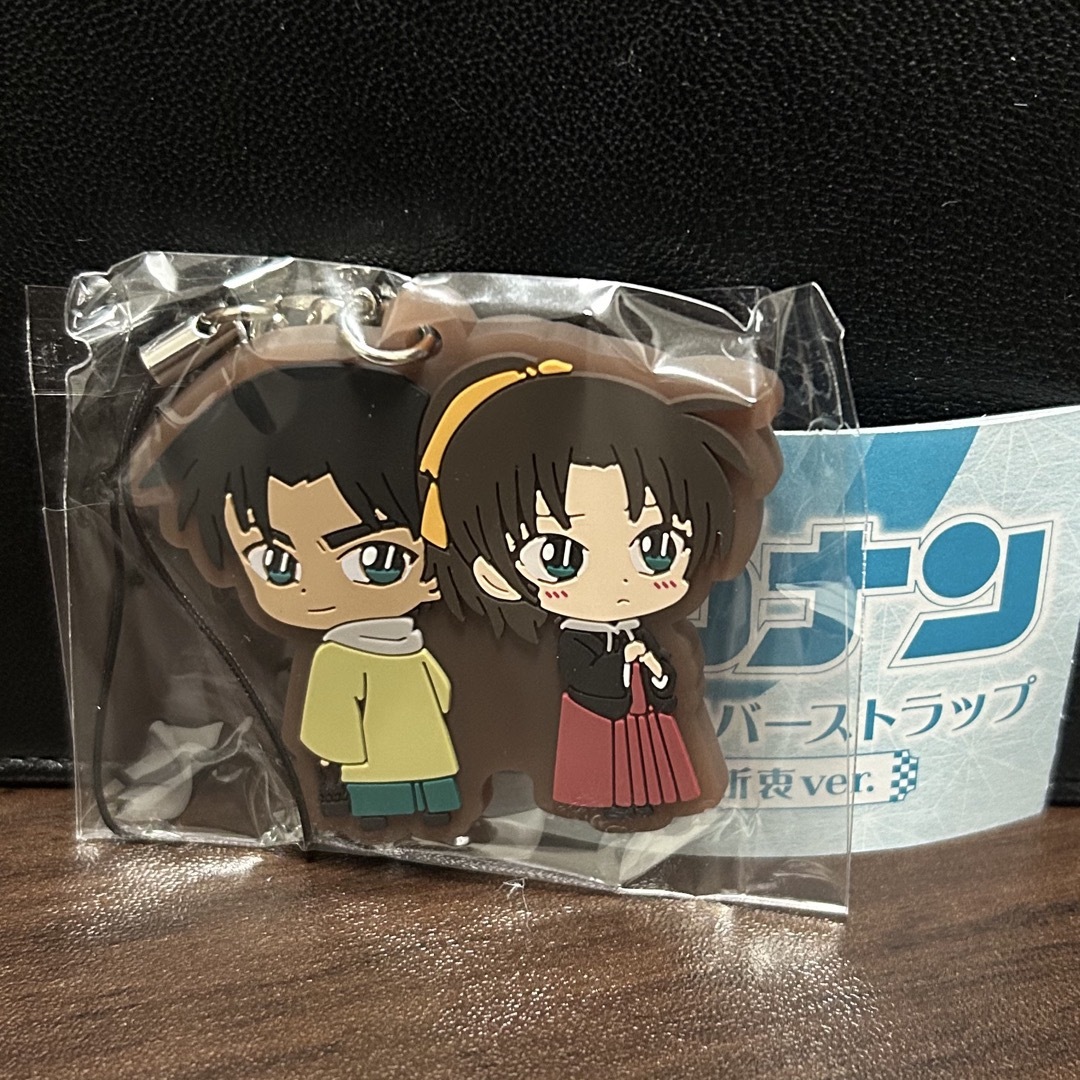 名探偵コナン(メイタンテイコナン)の名探偵コナン ラバーストラップ 平次 和葉 エンタメ/ホビーのおもちゃ/ぬいぐるみ(キャラクターグッズ)の商品写真