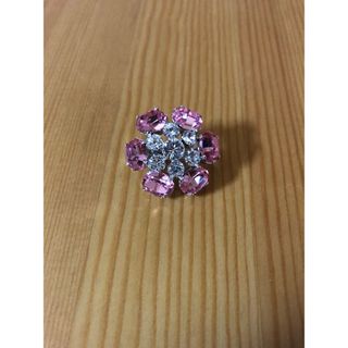 ルネ(René)のRene ルネ　ブローチ　お花　フラワー　ピンク　スワロフスキー　Foxey (その他)