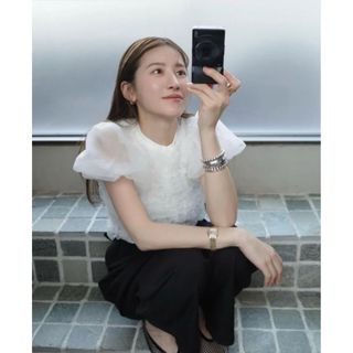 CLANE - 完売品 TULLE VEST LAYERED TOPS クラネ CLANEの通販 CLANE - 完売品 TULLE VEST LAYERED TOPS クラネ CLANEの通販