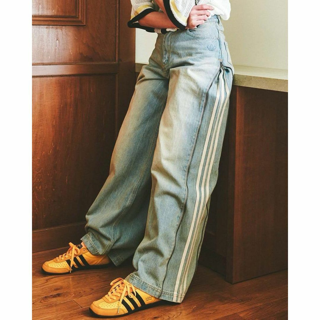 adidas Originals - ADIDAS DENIM ZIP PANT デニム パンツ 27 adidas Originals - ADIDAS DENIM ZIP PANT デニム パンツ 27