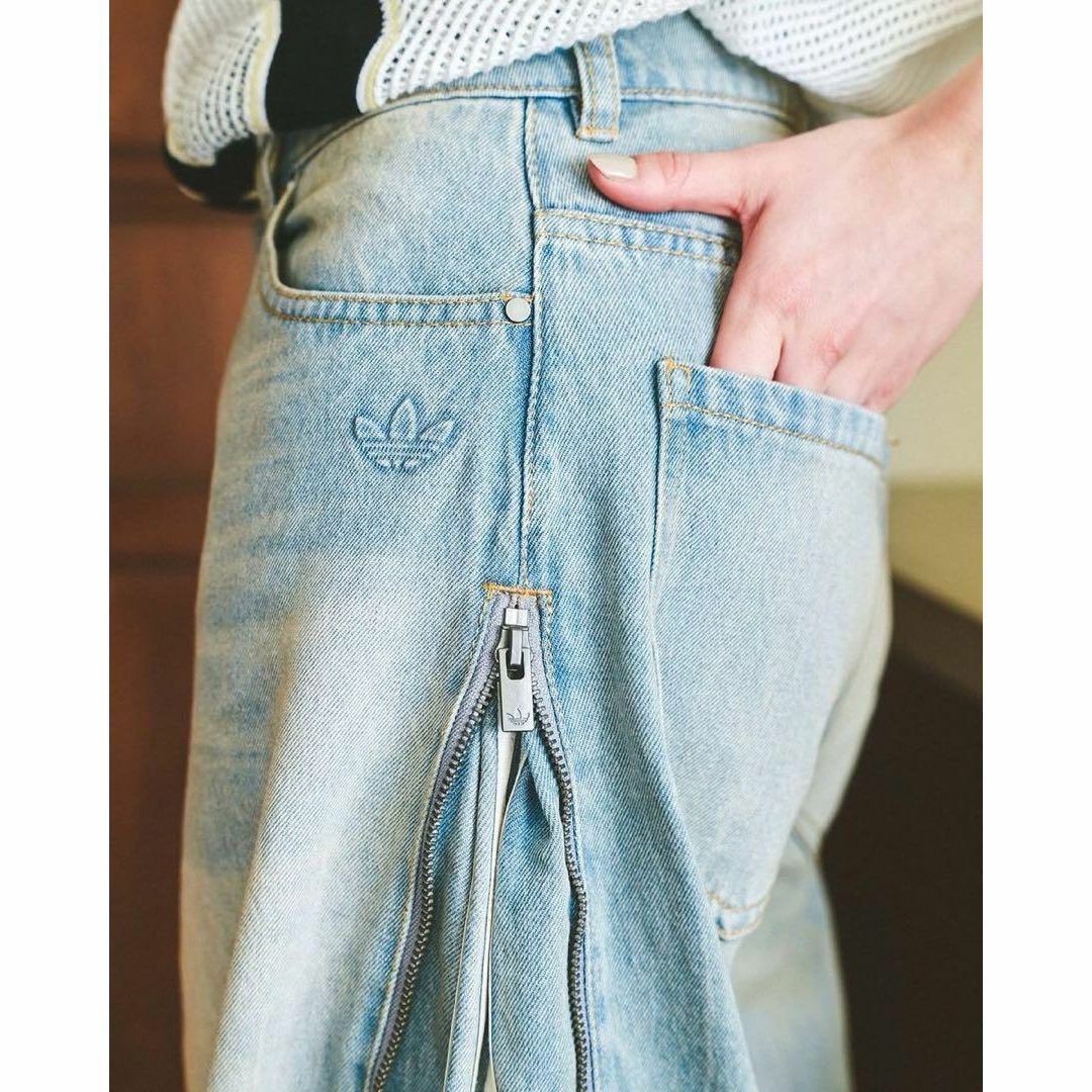 adidas Originals - ADIDAS DENIM ZIP PANT デニム パンツ 27 adidas Originals - ADIDAS DENIM ZIP PANT デニム パンツ 27