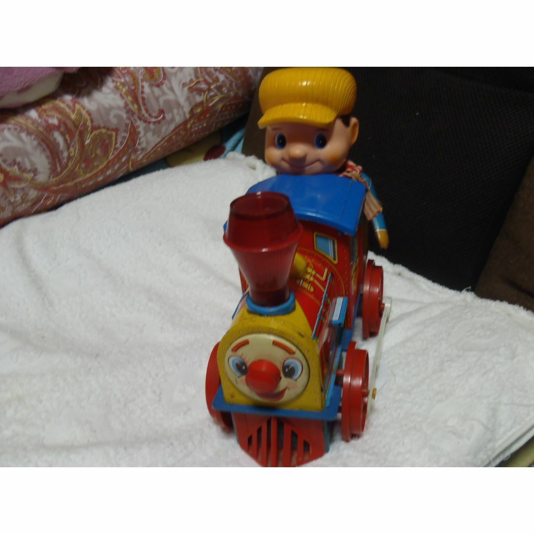 ❤️廃盤品❤️ブリキ製❤️デコちゃんポッポ❤️増田屋❤️電車　おもちゃ