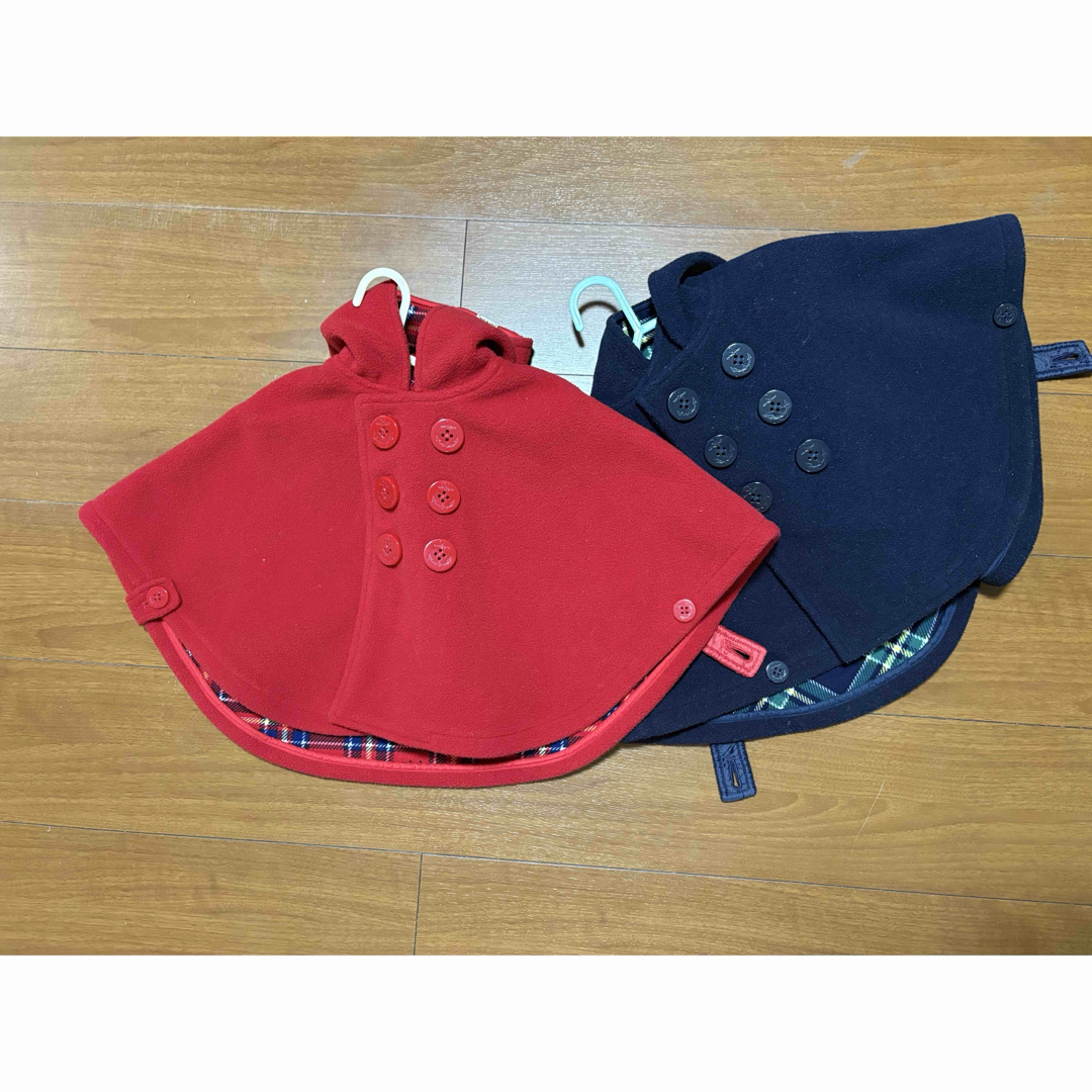 mikihouse(ミキハウス)のミキハウス ポンチョ キッズ/ベビー/マタニティのベビー服(~85cm)(ジャケット/コート)の商品写真