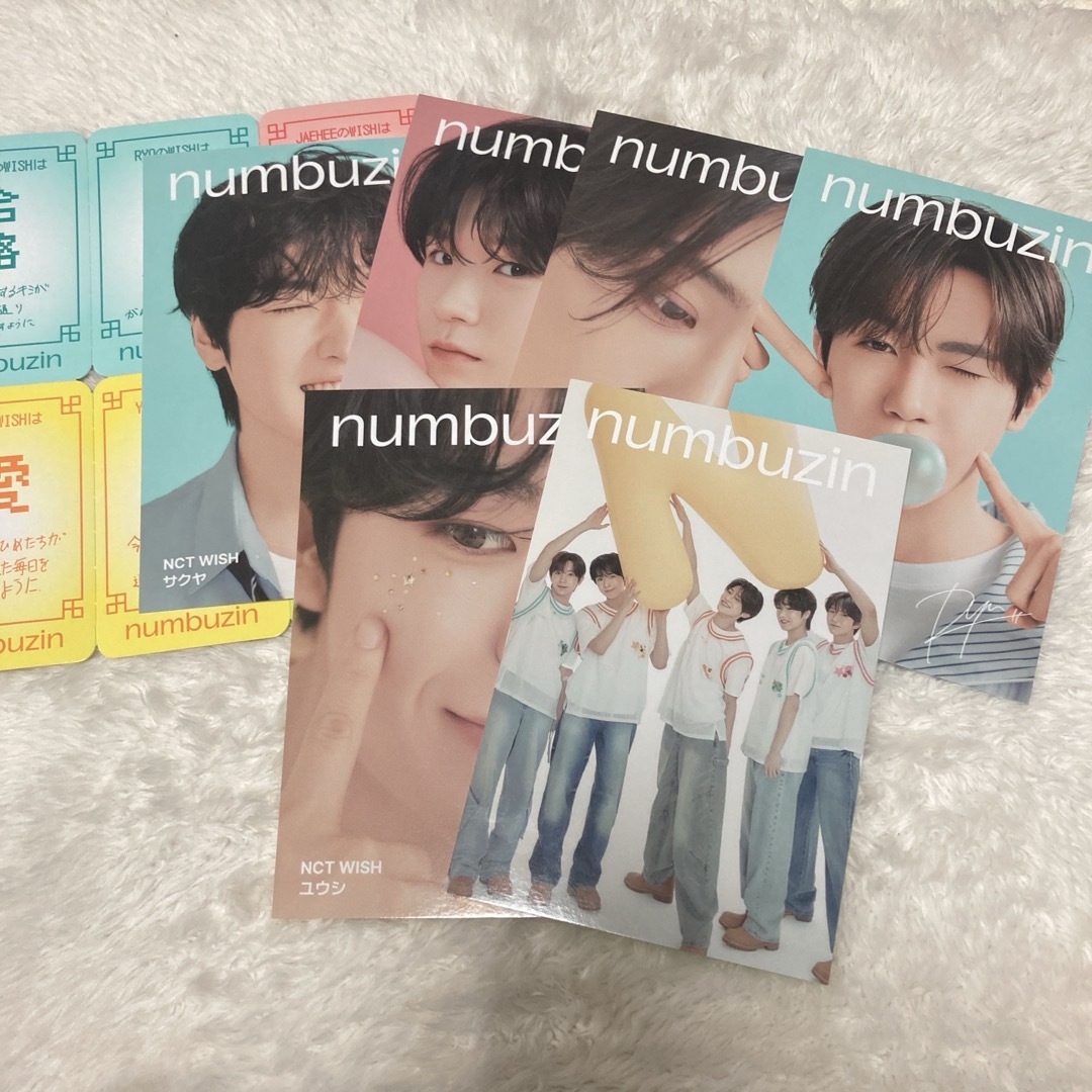 NCT WISH シオン 初回限定版CD&本人お渡し会ポストカード&トレカ