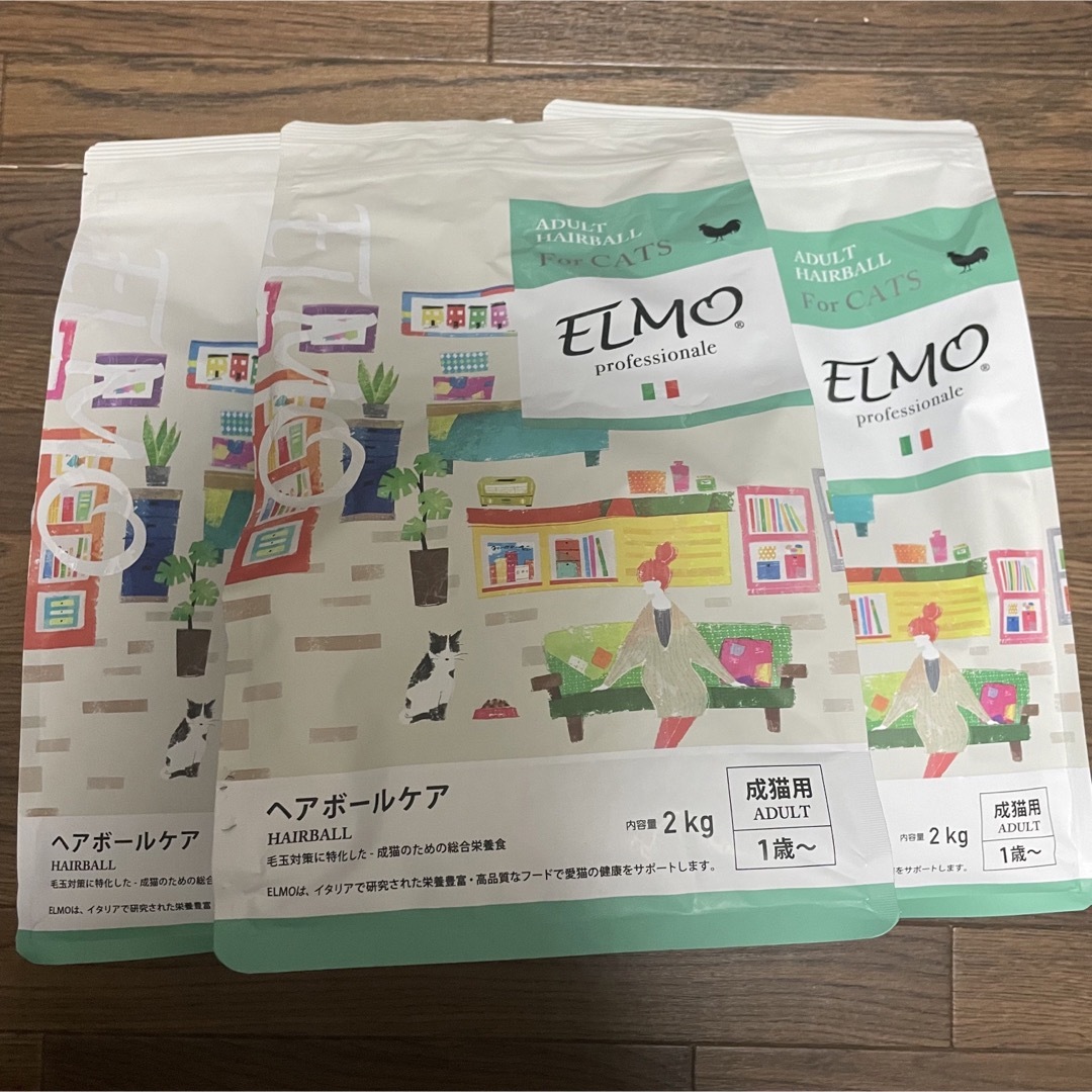 専用ページ】ELMO エルモ 成猫用 ヘアボール 6kgの通販 by もも