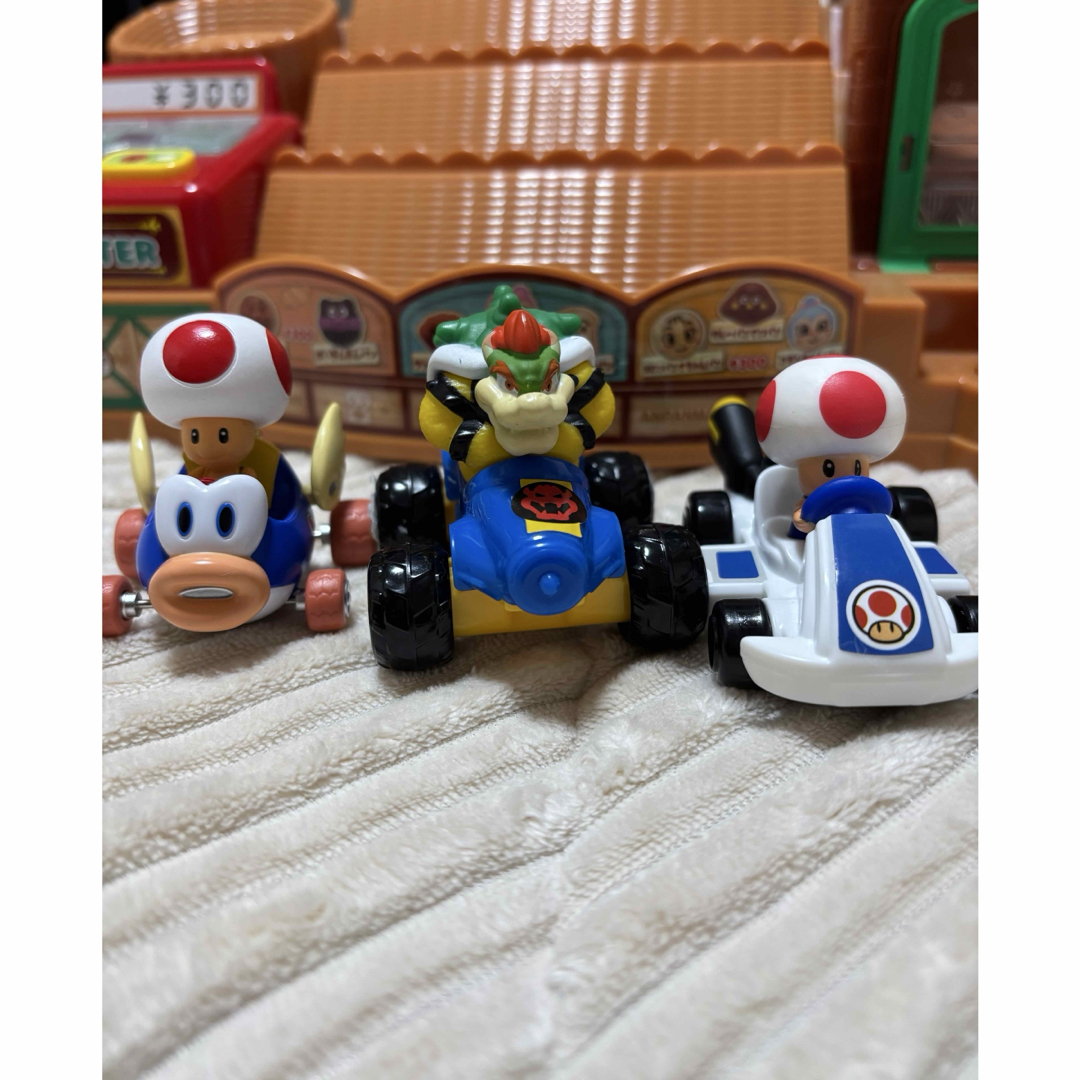 任天堂(ニンテンドウ)のゼンマイで走る! キノピオ クッパ ミニカート 3台セット エンタメ/ホビーのおもちゃ/ぬいぐるみ(ミニカー)の商品写真