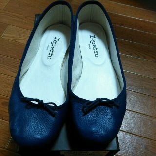 レペット(repetto)のmomoさま専用です★レペット バレーシューズ　38 ネイビー　ブルー(バレエシューズ)