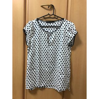 ザラ(ZARA)のZARA✨ドットブラウス(シャツ/ブラウス(半袖/袖なし))