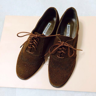 韓国♡ブラウンオックスフォードシューズ(ローファー/革靴)
