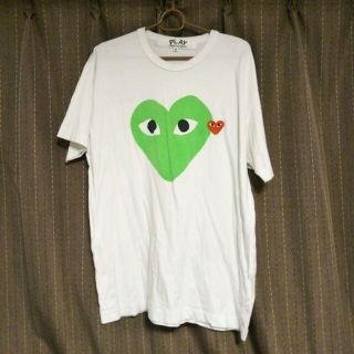 コムデギャルソン(COMME des GARCONS)のコムデギャルソン PLAY Tシャツ☆グリーン(Tシャツ/カットソー(半袖/袖なし))