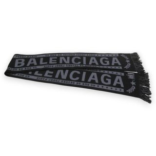 BALENCIAGA - バレンシアガ マフラー ウィメンズ ブラック BALENCIAGA - バレンシアガ マフラー ウィメンズ ブラック