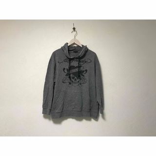 エドハーディー(Ed Hardy)の本物エドハーディーEdHardyスカルプリントスウェットパーカー長袖トレーナーM(パーカー)