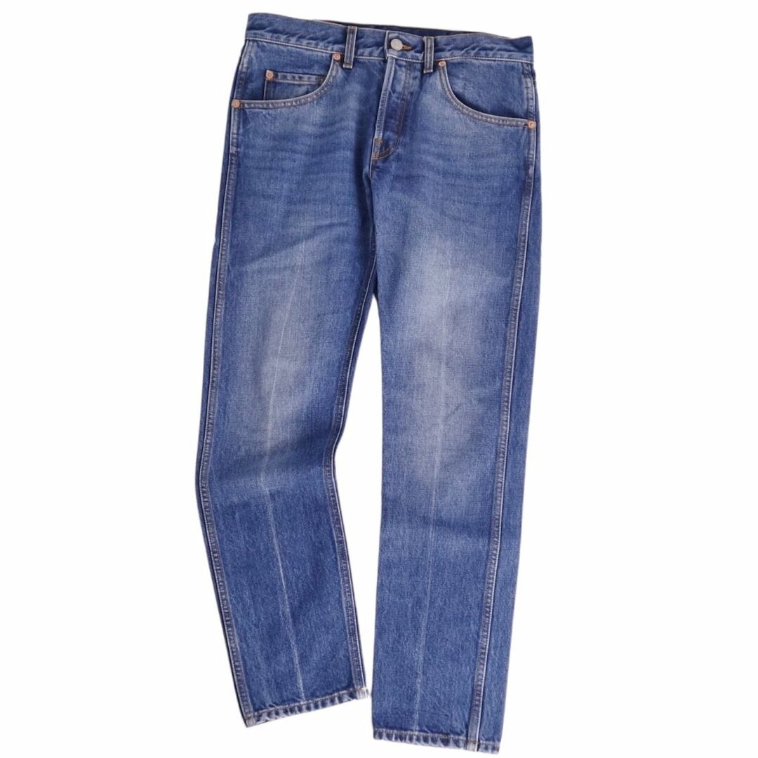 定価17万円】グッチ 2タック デニム スラックス ジーパン 48 w84 定価17万円】グッチ 2タック デニム スラックス ジーパン 48 w84
