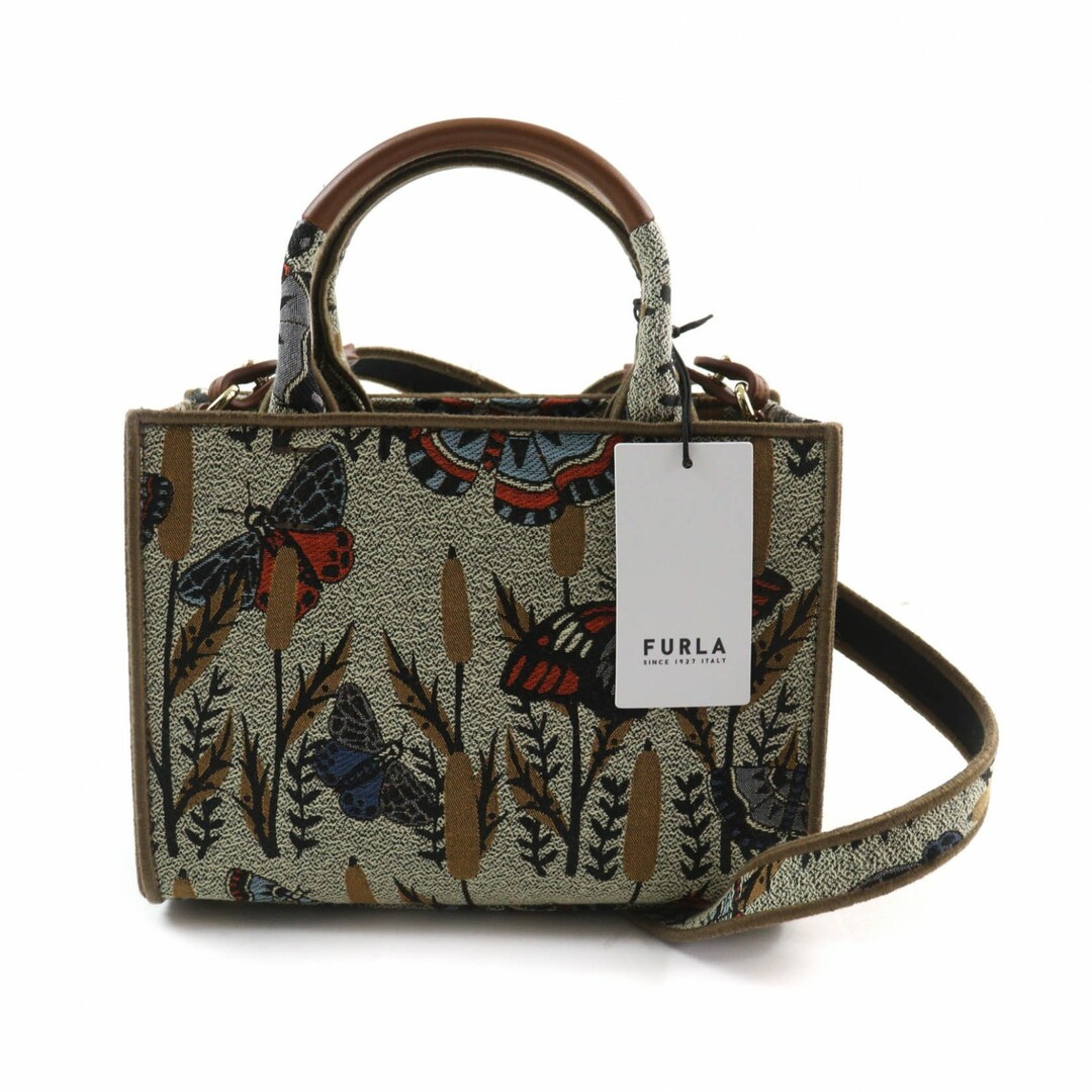 FURLA - 未使用品★Furla フルラ 2021年製 WB00352 オポチュニティ バタフライ 2way ミニトート ショルダーバッグ マルチ 保存袋付き レディース