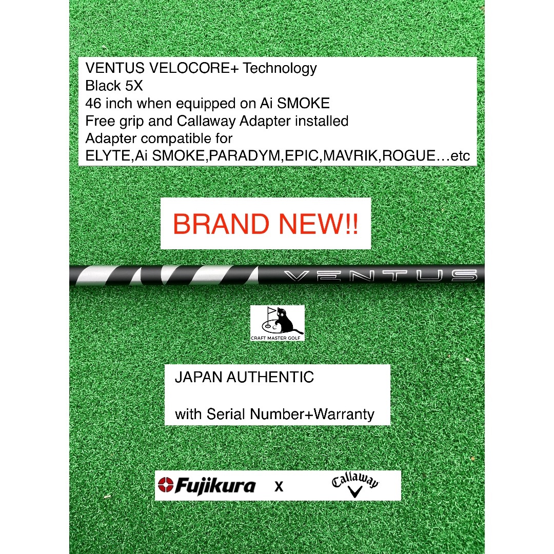 クラブ Fujikura - VENTUS VELOCORE+ BK CALLAWAY 5X 46