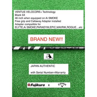 フジクラ(Fujikura)のVENTUS VELOCORE+ BK CALLAWAY 5X 46(クラブ)