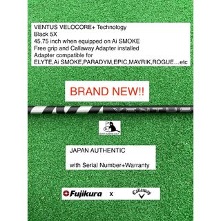 フジクラ(Fujikura)のVENTUS VELOCORE+ BK CALLAWAY 5X 45.75(クラブ)
