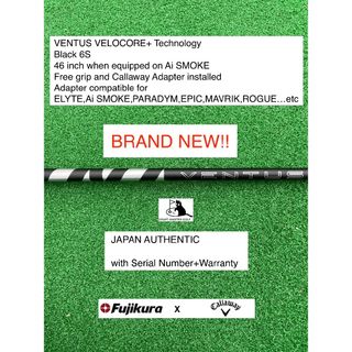 フジクラ(Fujikura)のVENTUS VELOCORE+ BK CALLAWAY 6S 46(クラブ)