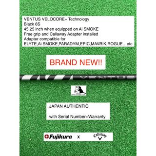 フジクラ(Fujikura)のVENTUS VELOCORE+ BK CALLAWAY 6S 45.25(クラブ)