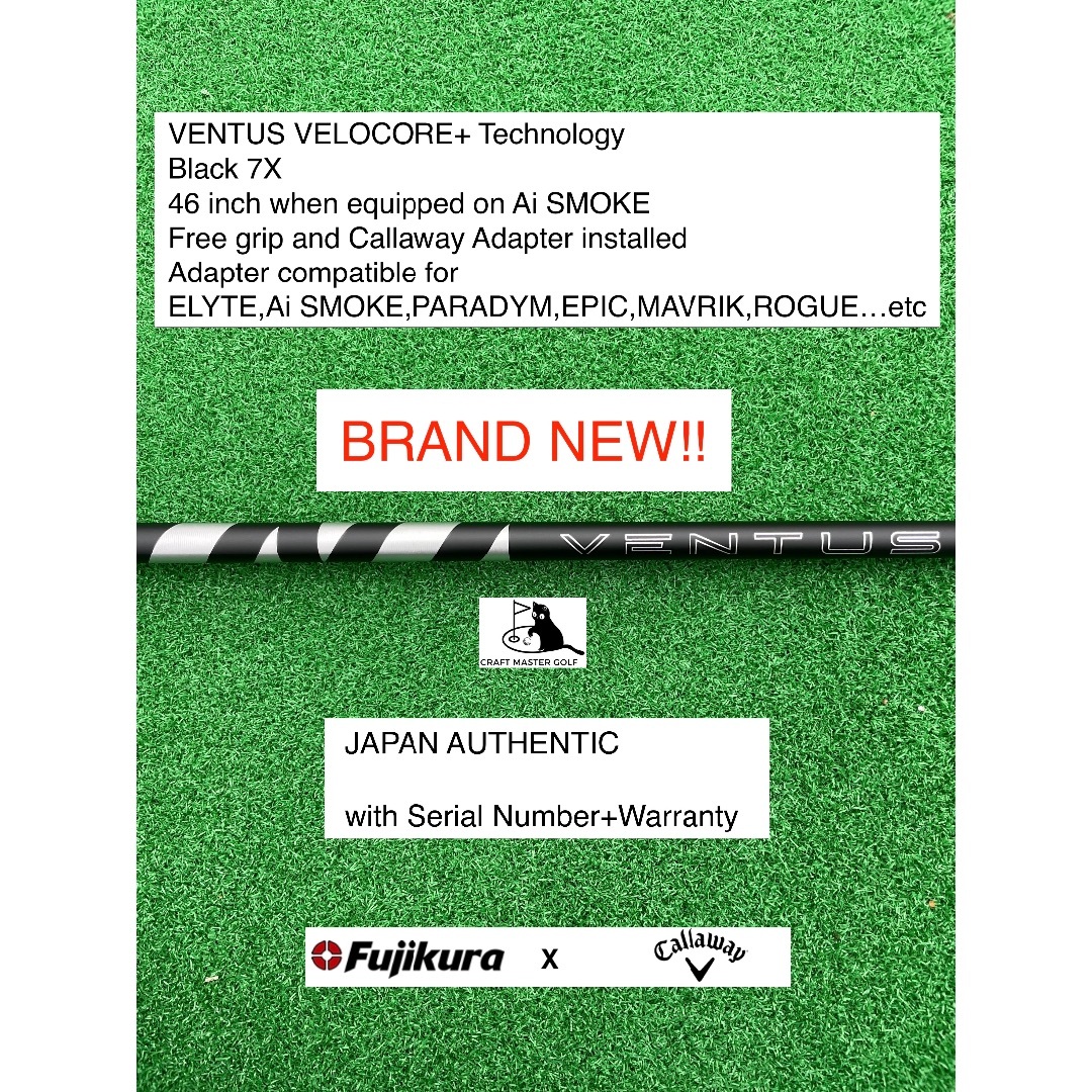 クラブ Fujikura - VENTUS VELOCORE+ BK CALLAWAY 7X 46