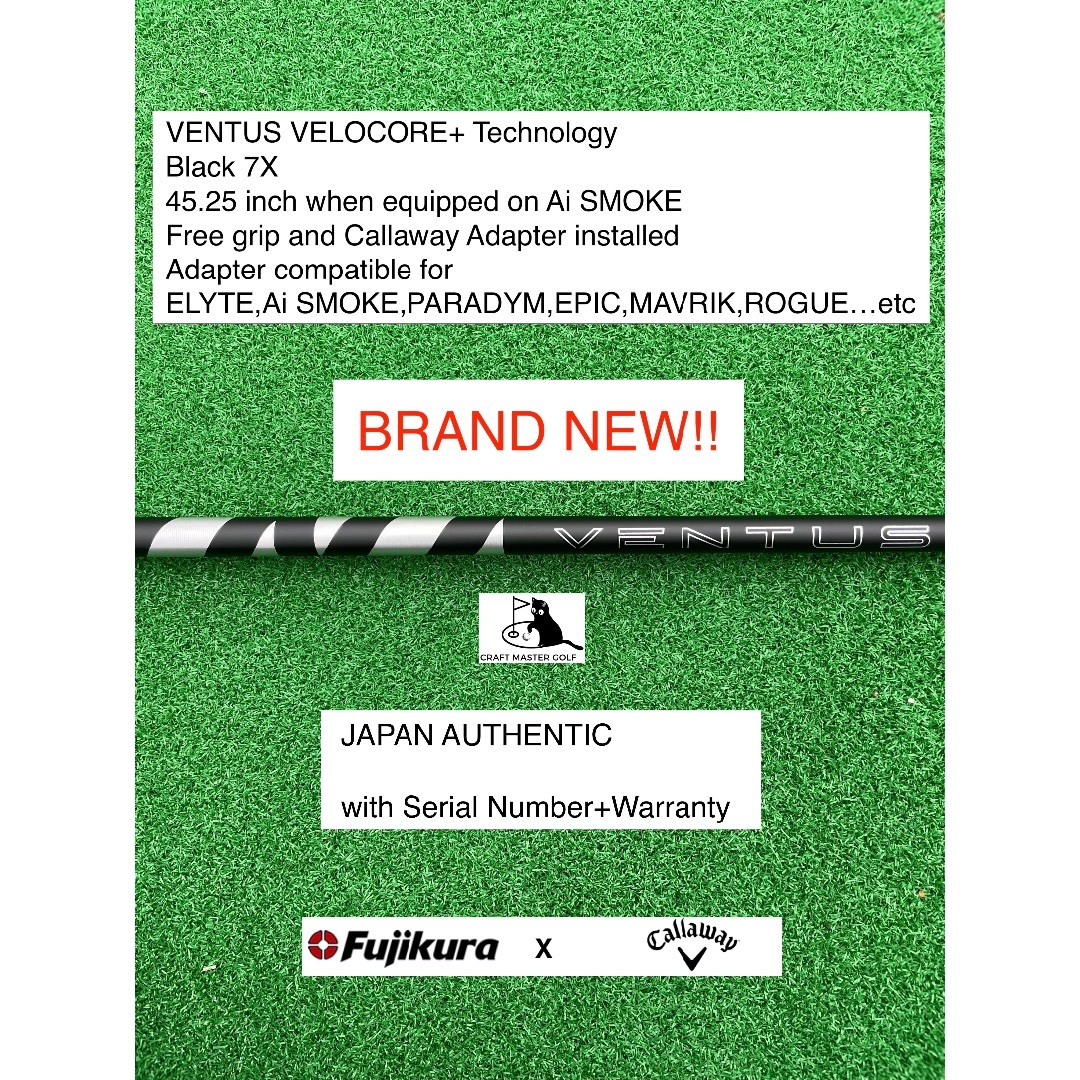 クラブ Fujikura - VENTUS VELOCORE+ BK CALLAWAY 7X 45.25