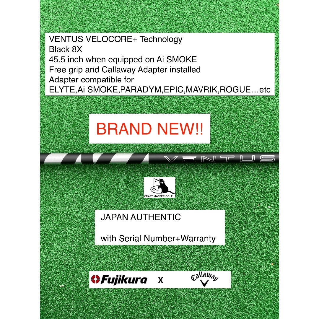クラブ Fujikura - VENTUS VELOCORE+ BK CALLAWAY 8X 45.5
