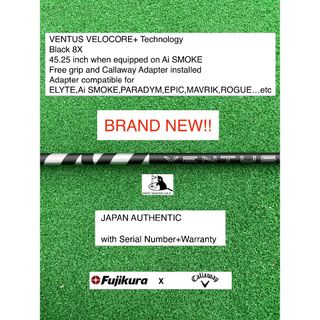 フジクラ(Fujikura)のVENTUS VELOCORE+ BK CALLAWAY 8X 45.25(クラブ)