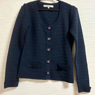 Chesty - チェスティ キルティング ニット 異素材 カーディガン Chesty - チェスティ キルティング ニット 異素材 カーディガン