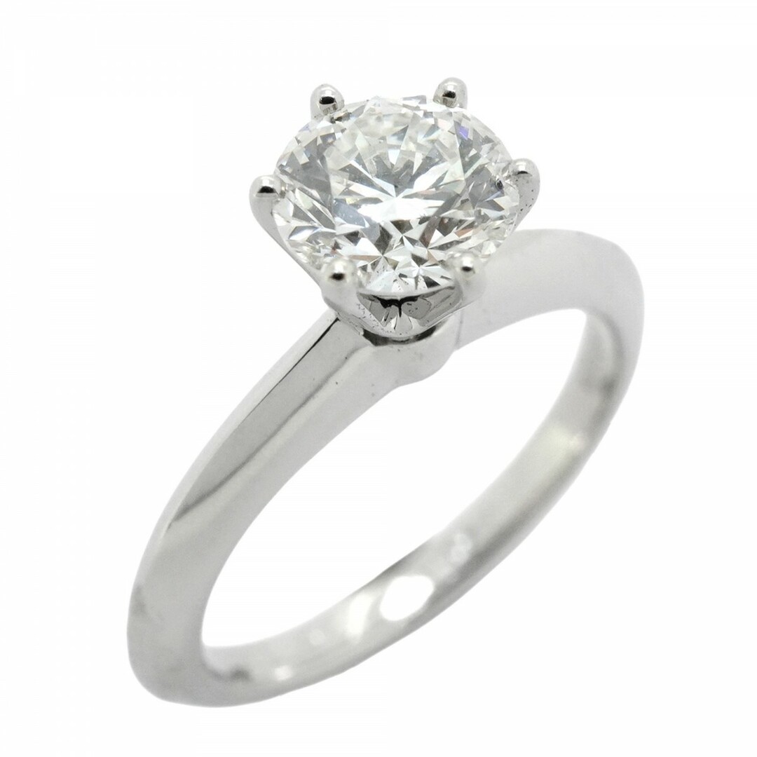 Tiffany & Co. - 【5jbb1221】ティファニー リング ソリティア 1PD Pt950 プラチナ ダイヤモンド 0.79ct 5.5号【中古】レディース