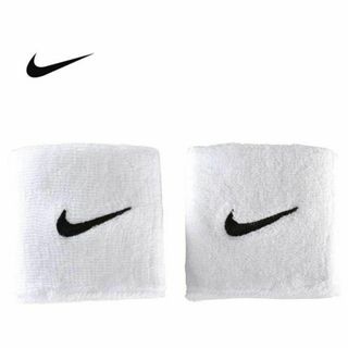 ナイキ(NIKE)のNIKE(ナイキ) スウォッシュ リストバンド ホワイト/ブラック(バスケットボール)