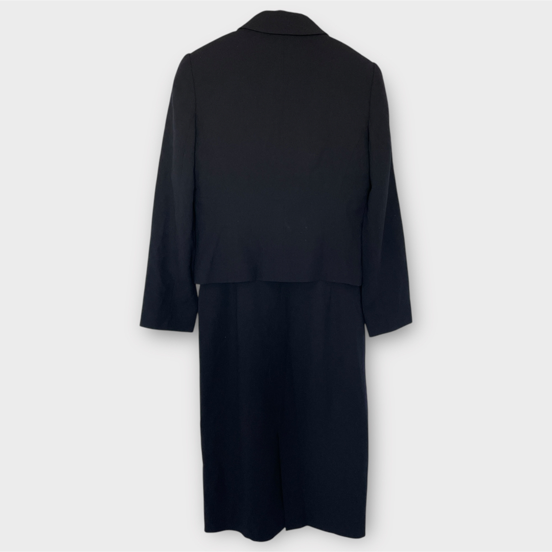 美品☆23区 洗える 長袖ワンピース 38 9号 プリーツ ネイビー お受験 美品☆23区 洗える 長袖ワンピース 38 9号 プリーツ ネイビー お受験