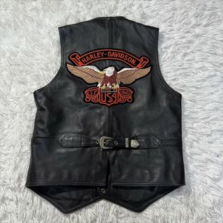 Harley Davidson - 【稀少刺繍&エンボス・モデル!】ハーレー Harley Davidson - 【稀少刺繍&エンボス・モデル!】ハーレー