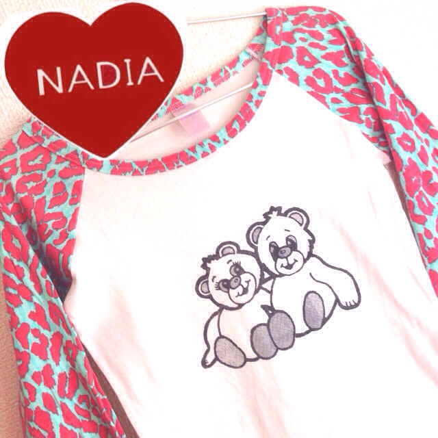 NADIA(ナディア)のnadia♥︎ヒョウロンT レディースのトップス(Tシャツ(長袖/七分))の商品写真
