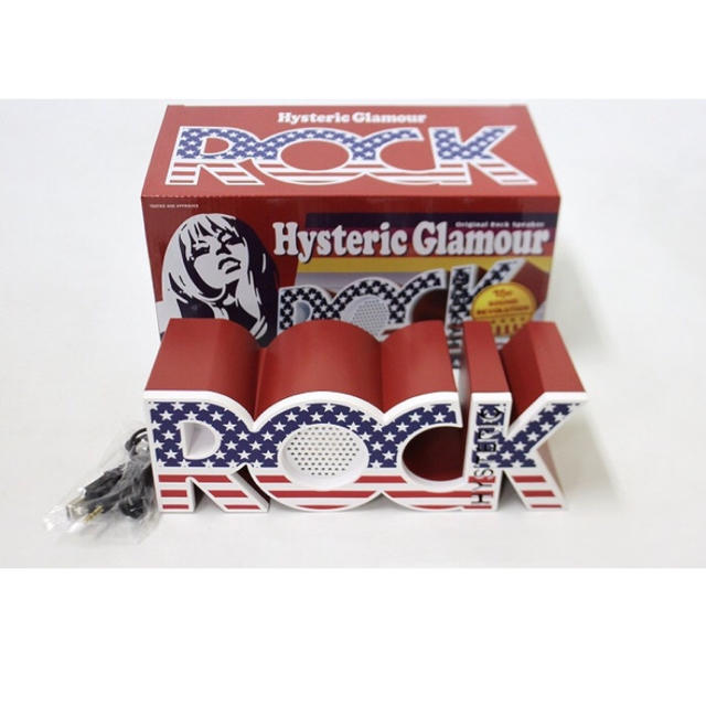 HYSTERIC GLAMOUR(ヒステリックグラマー)の新品・未開封❤️ヒステリックグラマー❤️ROCKスピーカー スマホ/家電/カメラのオーディオ機器(スピーカー)の商品写真