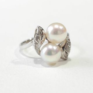 TASAKI - 1553 タサキパールダイヤリングK14WGホワイトゴールド TASAKI - 1553 タサキパールダイヤリングK14WGホワイトゴールド