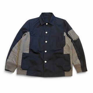 sacai - sacai WTAPS Cotton Back Satin Jacket の通販 by f sacai - sacai WTAPS Cotton Back Satin Jacket の通販 by f