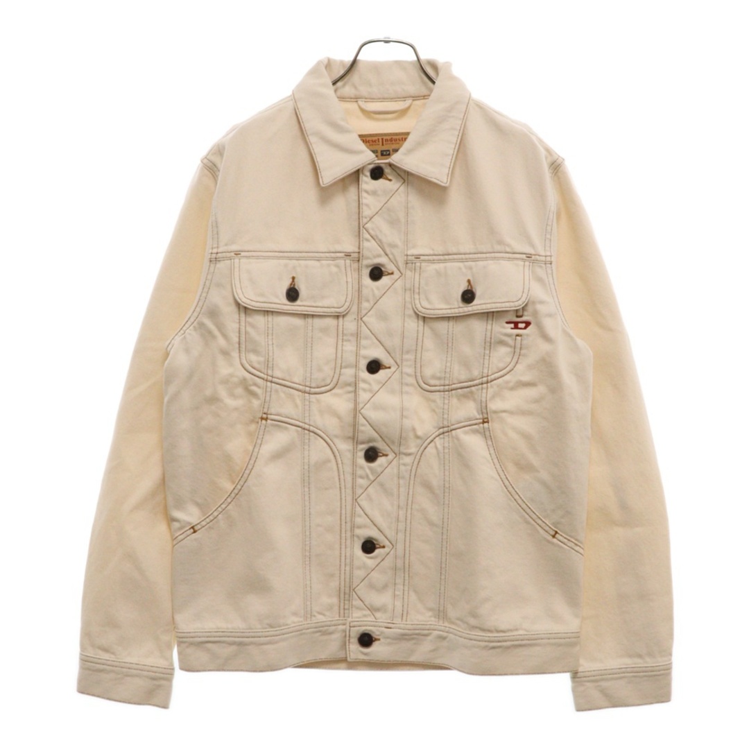DIESEL - DIESEL ディーゼル D-RILEY TRUCKER JACKET Dロゴ刺繍 DIESEL - DIESEL ディーゼル D-RILEY TRUCKER JACKET Dロゴ刺繍
