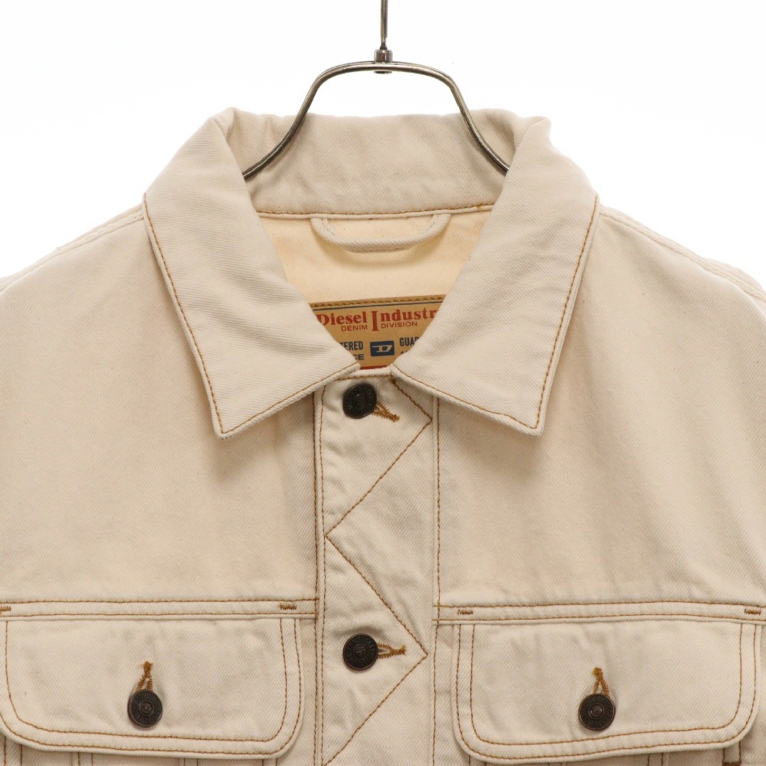DIESEL - DIESEL ディーゼル D-RILEY TRUCKER JACKET Dロゴ刺繍 DIESEL - DIESEL ディーゼル D-RILEY TRUCKER JACKET Dロゴ刺繍