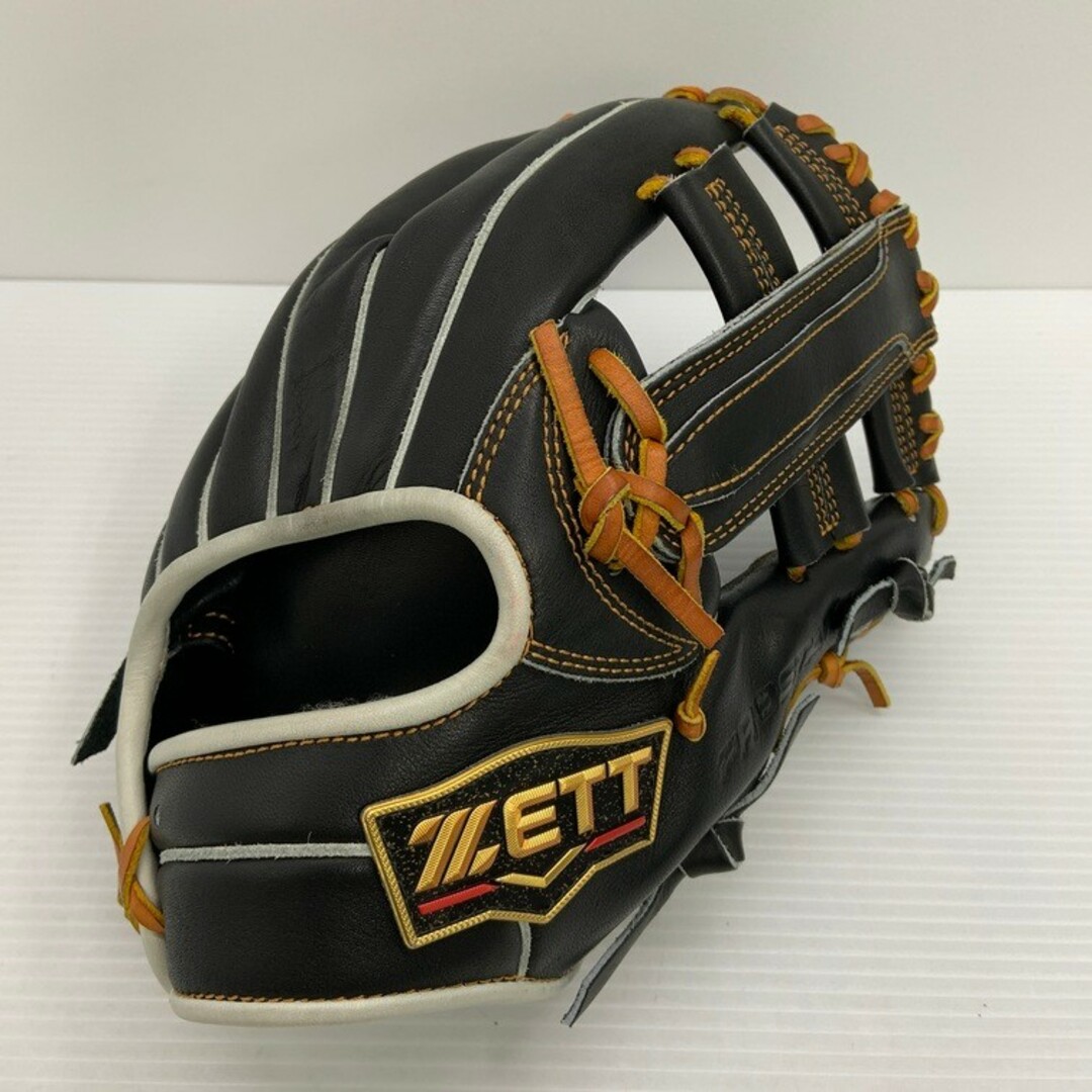 中古品 ゼット ZETT プロステイタス 軟式 内野手用グローブ BRGB30486L 4314