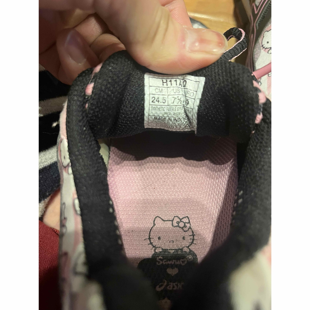 asics - ASICS GEL-BLUR33 ハローキティ柄 黒/ピンク 24.5センチ asics - ASICS GEL-BLUR33 ハローキティ柄 黒/ピンク 24.5センチ